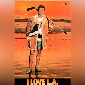 1988 Nike Wayne Gretzky "I Love L.A." Poster.                   27x36